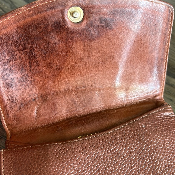 Chanel Brown Caviar Leather Wallet - Picture 10 of 13